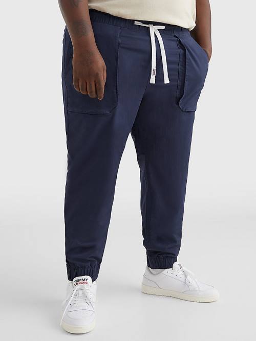 Muške Tommy Hilfiger Plus Scanton Slim Fit Joggers Pantalone Plava | TH468HCZ