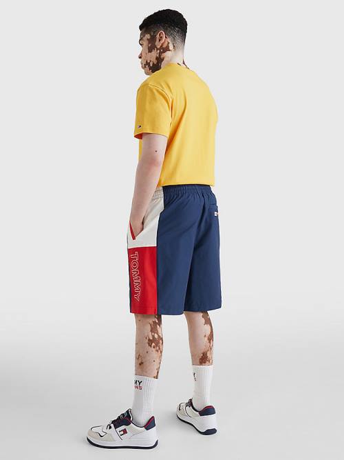 Muške Tommy Hilfiger Relaxed Fit Basketball Šortsevi Plava | TH526SIR