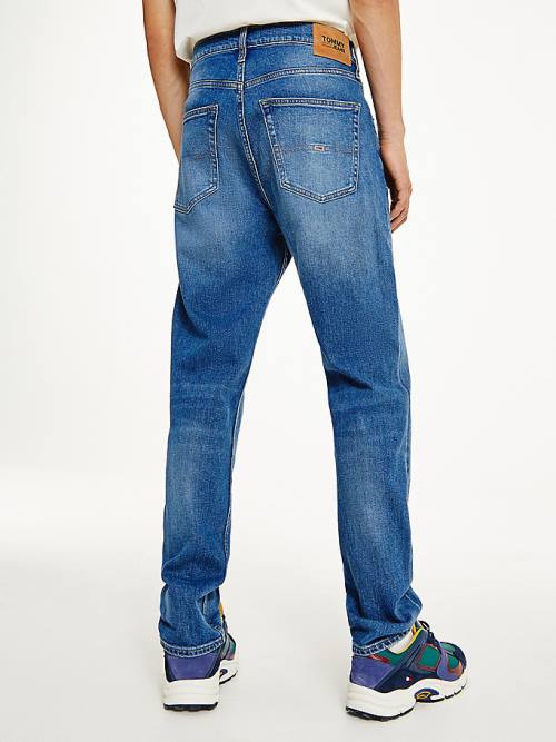 Muške Tommy Hilfiger Rey Relaxed Tapered Farmerke Denim Plava | TH326IVK