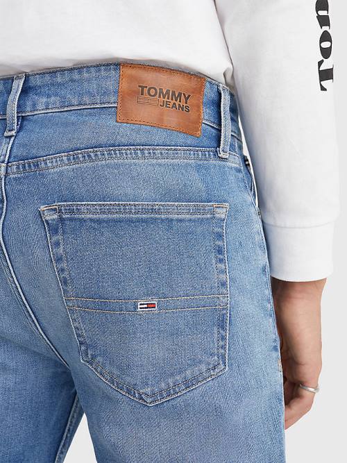 Muške Tommy Hilfiger Ryan Straight Faded Farmerke Denim Plava | TH407TLW