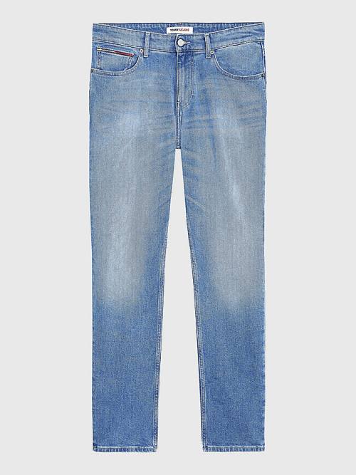 Muške Tommy Hilfiger Ryan Straight Faded Farmerke Denim Plava | TH407TLW