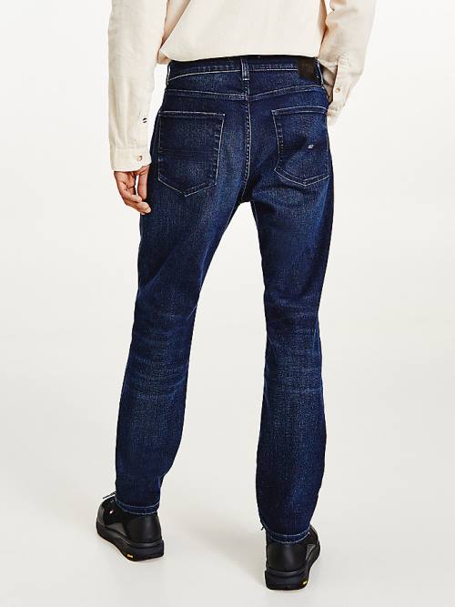 Muške Tommy Hilfiger Ryan Straight Faded Farmerke Denim Plava | TH586APJ