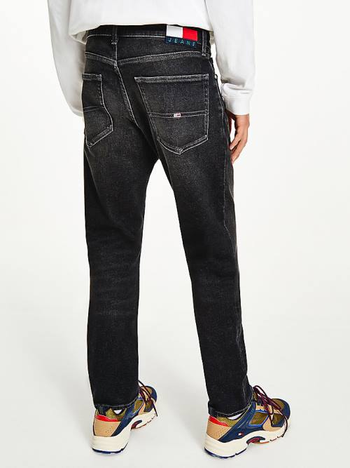 Muške Tommy Hilfiger Scanton Slim Faded Black Farmerke Denim Plava | TH360ZRG