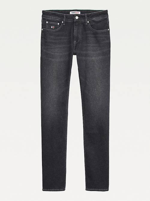 Muške Tommy Hilfiger Scanton Slim Faded Black Farmerke Denim Plava | TH360ZRG