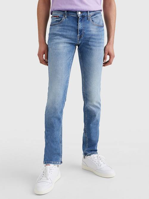 Muške Tommy Hilfiger Scanton Slim Faded Farmerke Denim Plava | TH854WFG