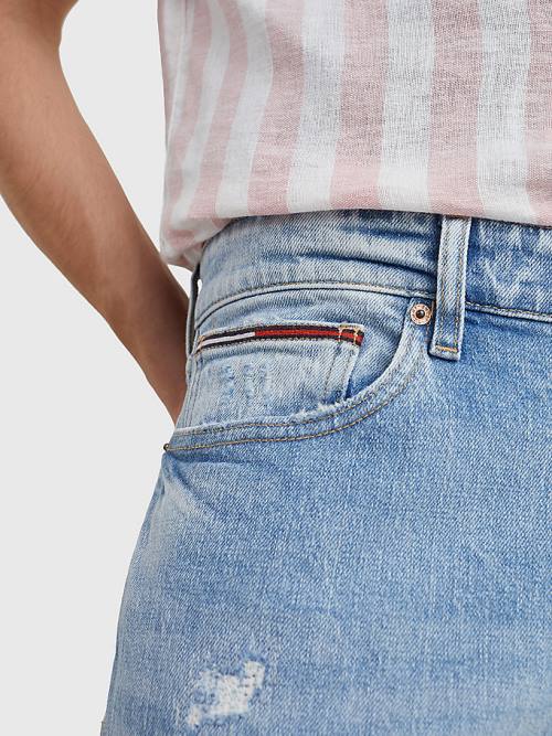 Muške Tommy Hilfiger Scanton Slim Farmerke Denim Plava | TH346ATI