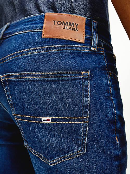 Muške Tommy Hilfiger Scanton Slim Fit Faded Farmerke Denim Plava | TH245QFZ