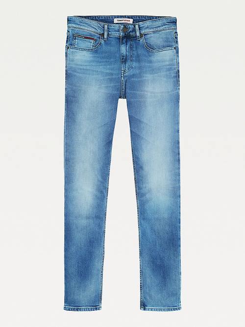 Muške Tommy Hilfiger Scanton Slim Fit Light Faded Farmerke Denim Plava | TH628XME