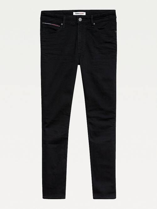 Muške Tommy Hilfiger Simon Skinny Fit Black Farmerke Denim Plava | TH290WLQ