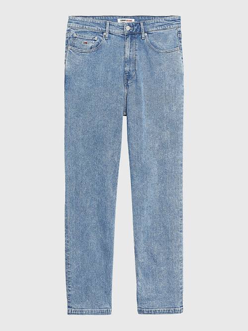 Muške Tommy Hilfiger Skater Relaxed Faded Farmerke Denim Plava | TH530KVP