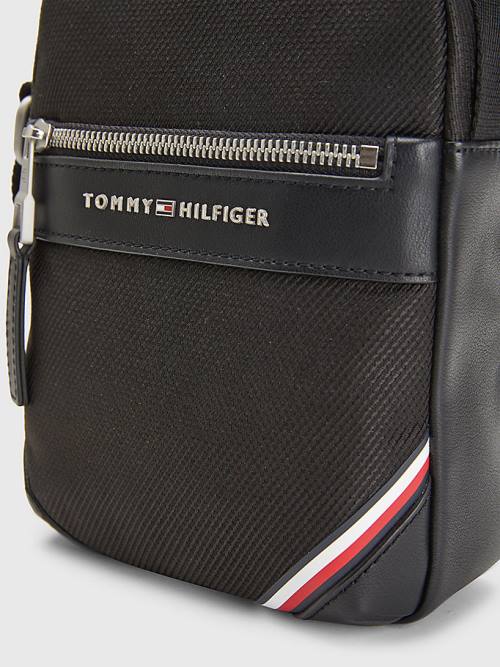 Muške Tommy Hilfiger Small Reporter Torbe Crna | TH157TCX