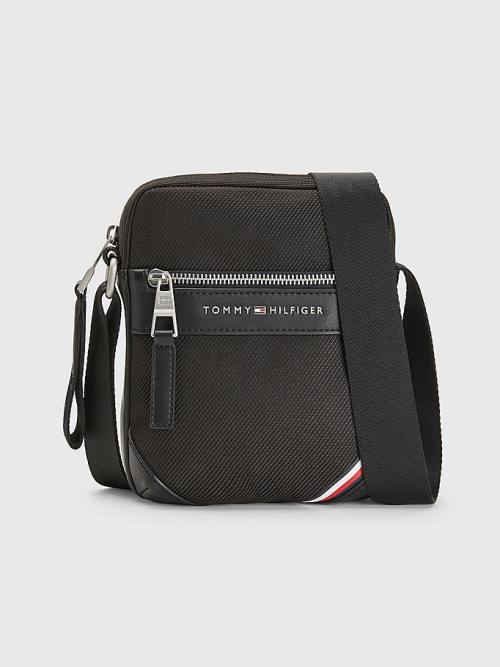 Muške Tommy Hilfiger Small Reporter Torbe Crna | TH157TCX