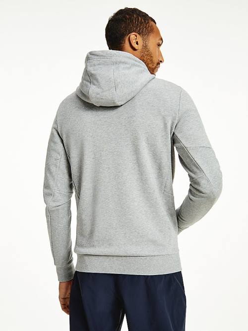 Muške Tommy Hilfiger Sport Essential Organic Cotton Duks Hoodie Siva | TH426NXA