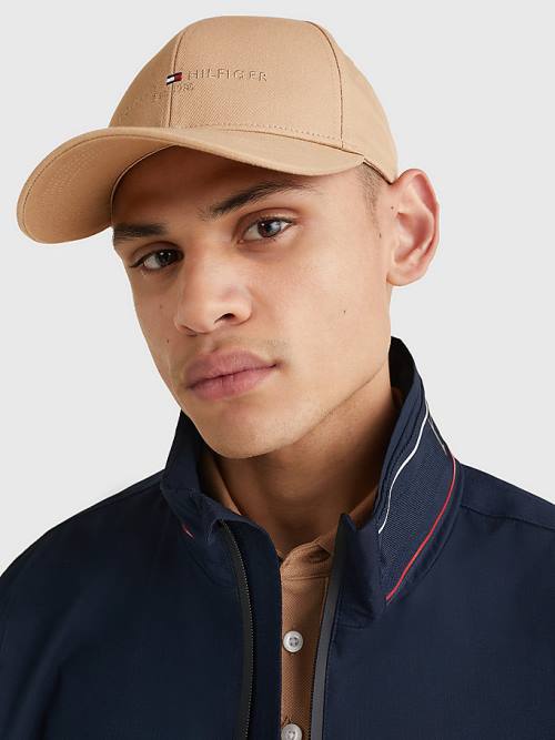 Muške Tommy Hilfiger TH Established Baseball Cap Kape Kaki | TH058ABD