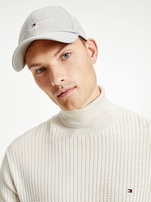 Muške Tommy Hilfiger TH Established Baseball Cap Kape Siva | TH239TFH