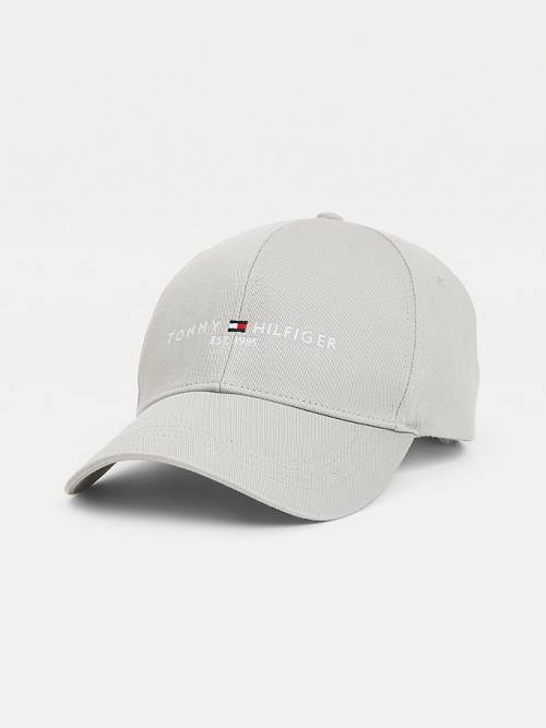 Muške Tommy Hilfiger TH Established Baseball Cap Kape Siva | TH239TFH