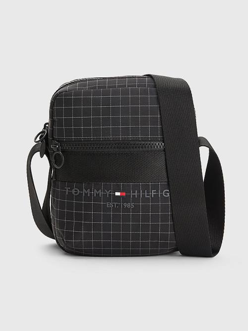 Muške Tommy Hilfiger TH Established Small Reporter Torbe Crna | TH249YXG