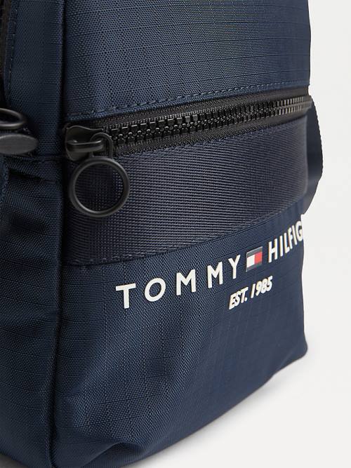 Muške Tommy Hilfiger TH Established Small Reporter Torbe Plava | TH619TGJ