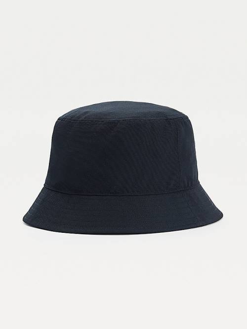 Muške Tommy Hilfiger TH Established Tech Bucket Kape Plava | TH230IRP