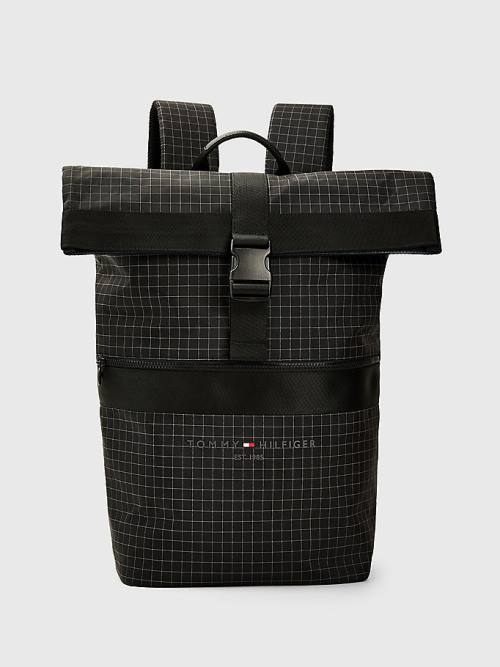 Muške Tommy Hilfiger TH Established Urban Backpack Torbe Crna | TH589VMC