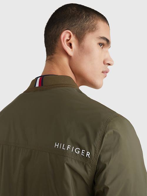 Muške Tommy Hilfiger TH Warm Packable Insulated Bomber Jakna Kaki | TH169PCH