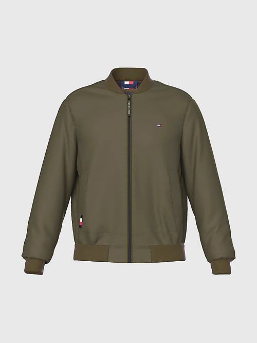 Muške Tommy Hilfiger TH Warm Packable Insulated Bomber Jakna Kaki | TH169PCH