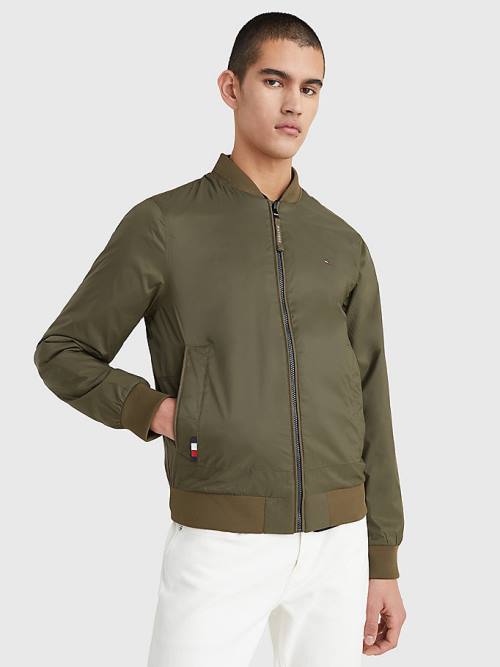 Muške Tommy Hilfiger TH Warm Packable Insulated Bomber Jakna Kaki | TH169PCH