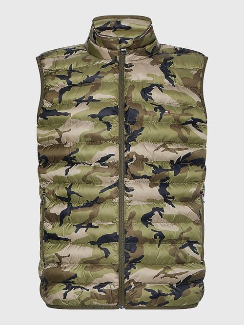 Muške Tommy Hilfiger TH Warm Packable Padded Gilet Kaputi Zeleno | TH067TJH