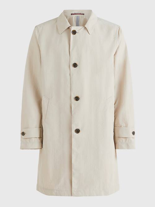 Muške Tommy Hilfiger Taped Trench Coat Jakna Bela | TH409KTL