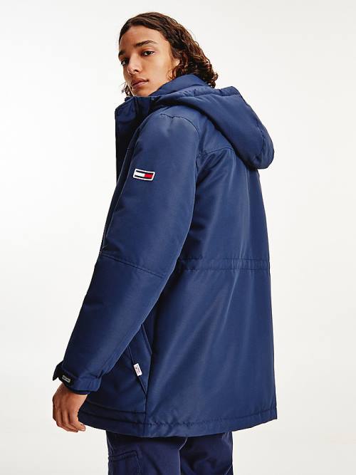 Muške Tommy Hilfiger Tech Padded Parka Jakna Plava | TH967ZTR