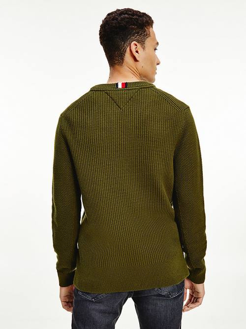 Muške Tommy Hilfiger Textured Relaxed Fit Jumper Džemper Braon | TH043QYW