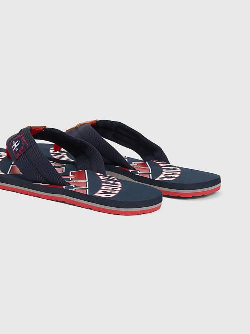 Muške Tommy Hilfiger Tommy Beach Sandale Plava | TH394FHE