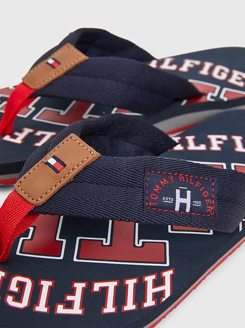 Muške Tommy Hilfiger Tommy Beach Sandale Plava | TH394FHE