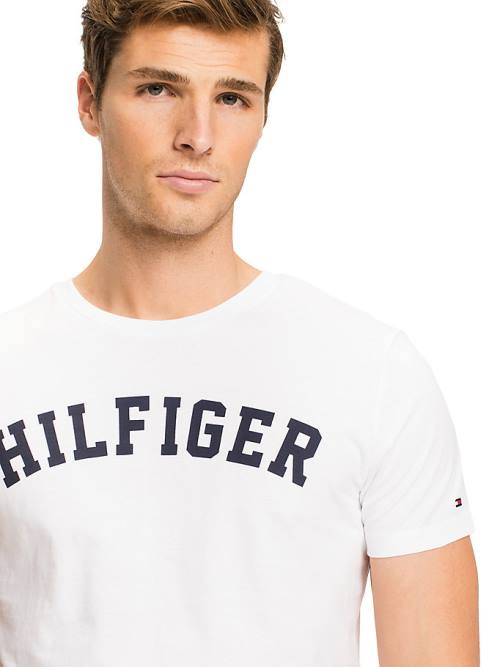 Muške Tommy Hilfiger Tommy Hilfiger Logo Pidžama Bela | TH971NKL