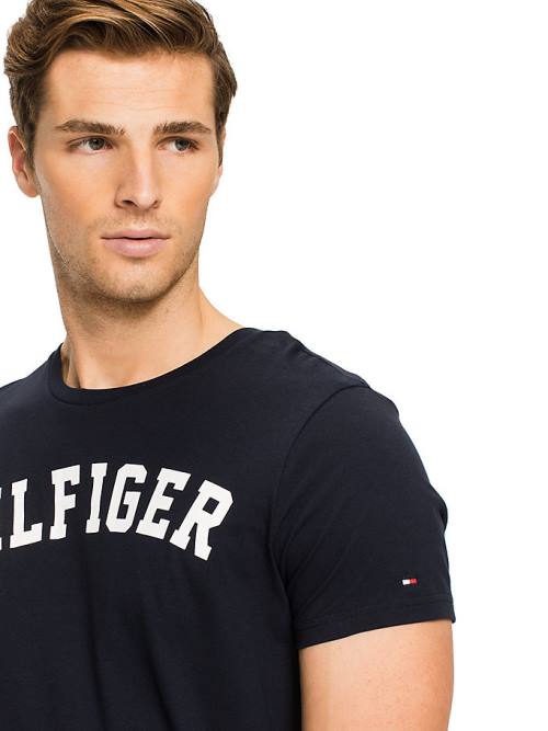 Muške Tommy Hilfiger Tommy Hilfiger Logo Pidžama Plava | TH986CEJ