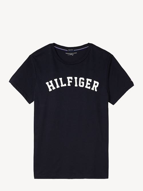 Muške Tommy Hilfiger Tommy Hilfiger Logo Pidžama Plava | TH986CEJ