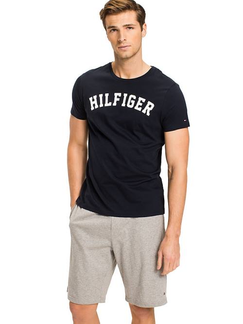 Muške Tommy Hilfiger Tommy Hilfiger Logo Pidžama Plava | TH986CEJ