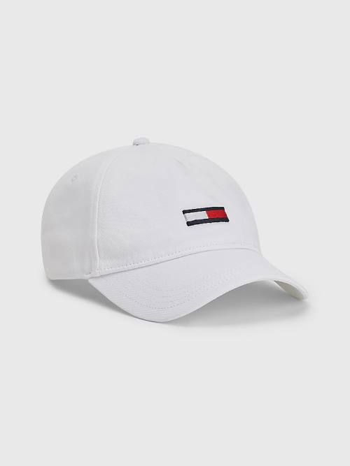 Muške Tommy Hilfiger Tommy Jeans Cap Kape Bela | TH537LCT