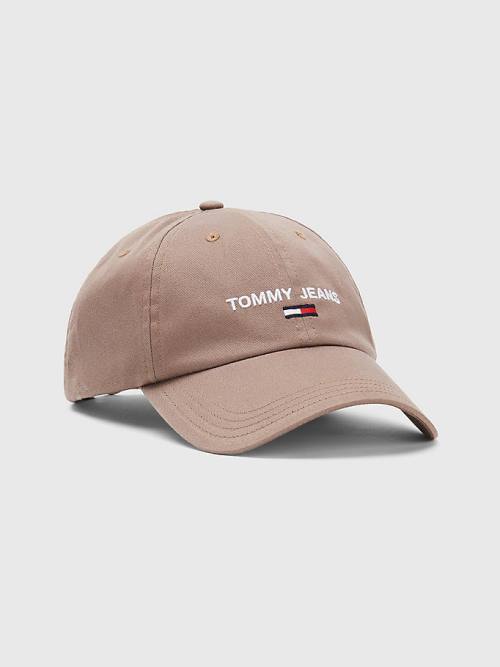 Muške Tommy Hilfiger Tommy Jeans Flag Cap Kape Siva | TH128YOF