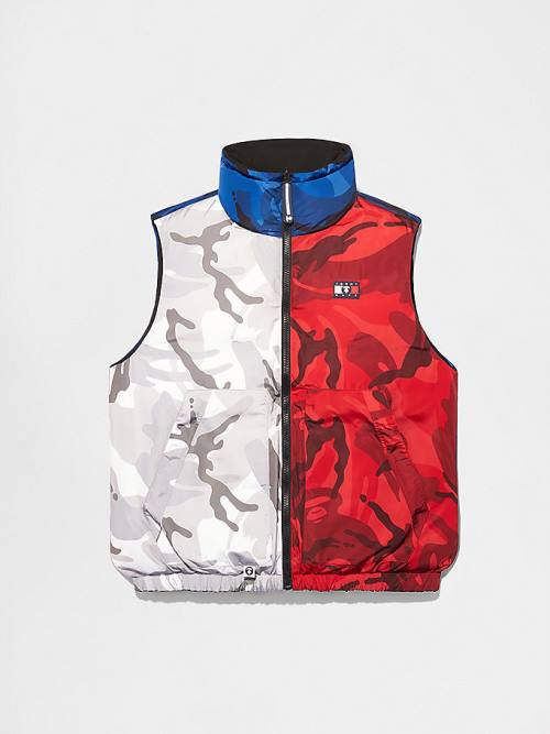 Muške Tommy Hilfiger Tommy X AAPE Reversible Vest Kaputi Crna | TH093TEI