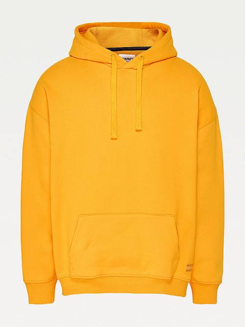 Muške Tommy Hilfiger Tonal Logo Duks Hoodie Žuta | TH901FHJ