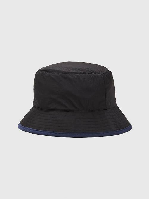 Muške Tommy Hilfiger Travel Bucket Kape Crna | TH347ZBX