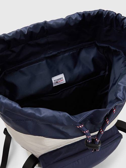 Muške Tommy Hilfiger Travel Flap Backpack Torbe Plava | TH508KMF