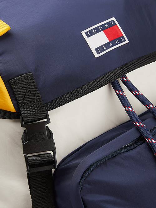 Muške Tommy Hilfiger Travel Flap Backpack Torbe Plava | TH508KMF