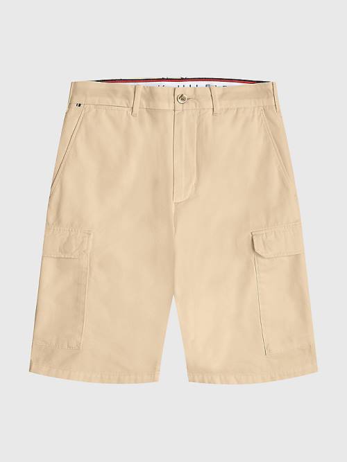 Muške Tommy Hilfiger Twill Cargo Šortsevi Bež | TH715JCF