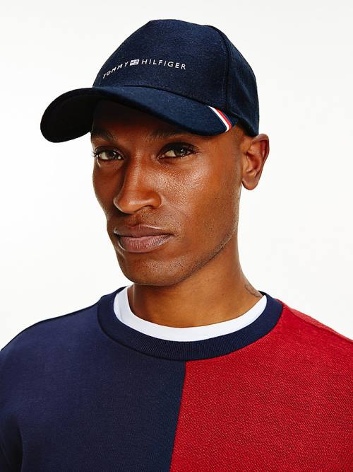 Muške Tommy Hilfiger Uptown Cap Kape Plava | TH631NVR