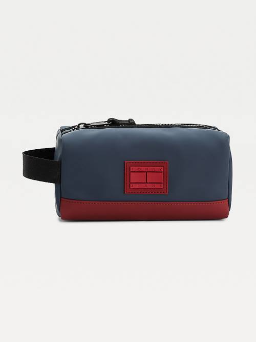 Muške Tommy Hilfiger Urban Zipped Washbag Torbe Plava | TH657HYV