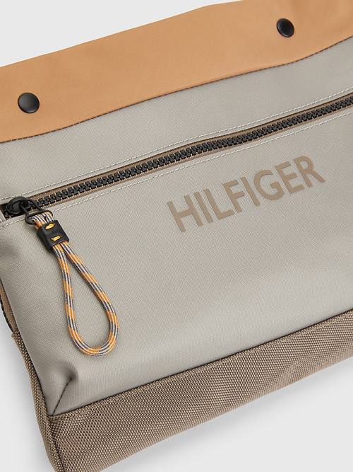 Muške Tommy Hilfiger Utility Small Messenger Torbe Kaki | TH678UDL