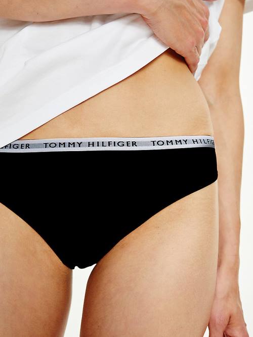 Ženske Tommy Hilfiger 3-Pack Recycled Cotton Briefs Donji veš Braon | TH150REX