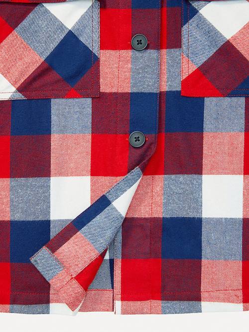 Ženske Tommy Hilfiger Adaptive Multicolour Plaid Shacket Košulje Šarena | TH764AZN